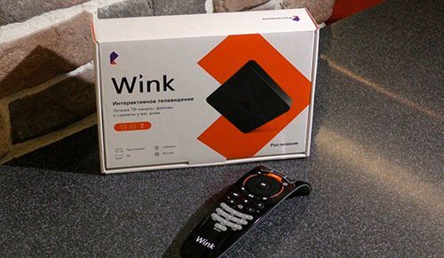 Интерактивная приставка Wink от Ростелеком, для просмотра телевидения через интернет без установки дополнительных антенн