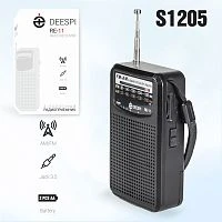 радиоприемник переносной deespi re-11, am/fm-проигрыватель, питание аккумулятор/220в  фото