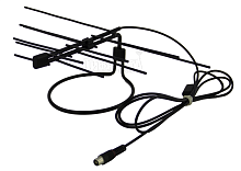 антенна тв комнатная цифровая альфа micro-a1 с усилителем эфирная для dvb-t2 телевидения electronics  фото
