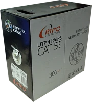 кабель для компьютерных сетей  ripo   utp4cat5e 24awg cca ripo(2*305m)  за 1 метр  фото