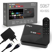 смарт приставка для тв q98pro tv box медиаплеер, 4g+32g android-приставка цифровая для телевизора  фото