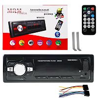 автомагнитола 1din mrm mr4030 led экран, bluetooth, пульт ду, fm радио, usb разъем, aps, 4*50 w  фото
