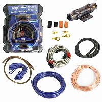 кабель акустический carlive md-k8ga набор, для усилитея, шнур длина 5 метров  фото