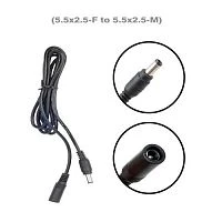 удлинитель кабеля гнездо 5.5x2.5 - штекер 5.5x2.5 udl07 usb (5.5x2.5-f to 5.5x2.5-m) длина 3м  фото