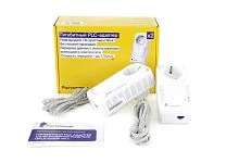адаптер 220 - lan (мост) qtech qpla-1000p-2 устройство передачи данных plc адаптер 2 шт в коробке  фото