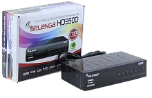 Цифровая приставка SELENGA HD950D эфирный DVB-T2/C тв ресивер, тюнер бесплатного IPTV, медиаплеер от магазина Электроника GA